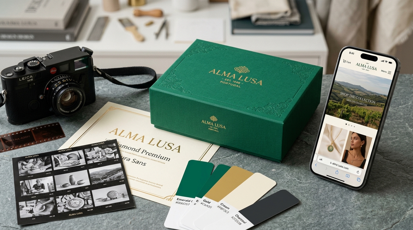 TagTuga — Branding de Luxo, Fotografia Leica e E-Commerce de Raiz